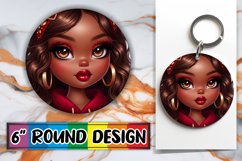 Sweet Coaster Designs for Cars PNG, Love Girl Product Image 1