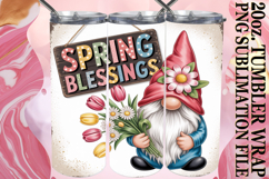 GIFT OF CHEER 20oz TUMBLER WRAP, Easter Gnomes Product Image 1