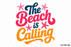 The Beach is Calling svg | Summer Svg | Svg Cut Files Product Image 1