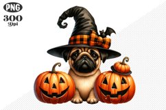 Halloween Dog Sublimation - Clipart PNG Design Product Image 1