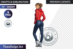 Alpine Winter Sports Fashion and Cabin Clipart PNG Product Image 1