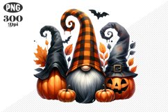 Halloween Gnomes Sublimation - Clipart PNG Design Product Image 1