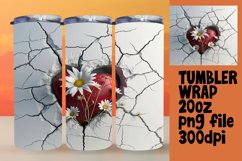 Radiant Garden Sublimation Tumbler Design Product Image 1