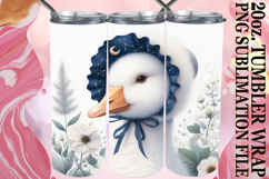 Sublimation Delight 20oz tumbler wrap, Goose Product Image 1