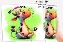 Funny Cow Skinny Tumbler Wrap Humorous Sayings PNG 20 oz. Product Image 2