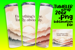 LUXE 20oz Tumbler Wrap Design , Girl Quote Product Image 1