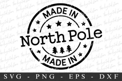 Made In North Pole Svg | Christmas svg Product Image 1