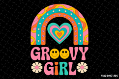Groovy Girl SVG Design | Quotes | SVG Cut Files Product Image 1