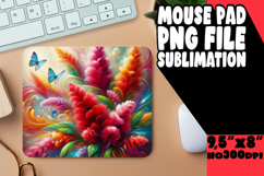 Blissful Mouse Pad Designs PNG, Flowers Product Image 1