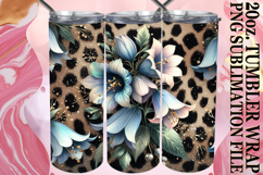 Lively Evenings 20oz tumbler wrap, Leopard Prints Product Image 1