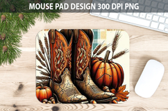 Boots Mouse pad Sublimation - Thanksgiving PNG Design Product Image 1