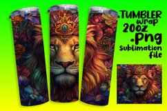 Artistic 20oz Tumbler Design , Leo Product Image 1