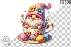 Easter Gnome Sublimation - Clipart PNG Design Product Image 1