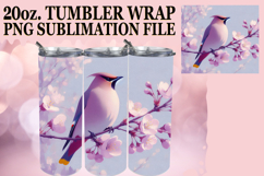 Dreamy escapes 20oz tumbler wrap, Birds Product Image 1