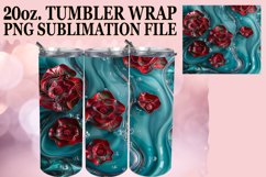 Spring Blossom Blooms Tumbler Wrap Design Nature's 20oz Product Image 1