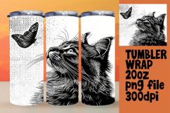 Whisker Whirlwind: Sublimation Tumblers Featuring Cats Product Image 1