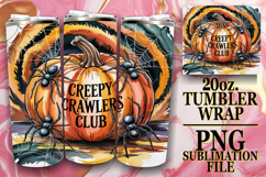 GIFT OF SERENITY 20oz TUMBLER WRAP, Halloween Product Image 1