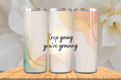 Positive Affirmations 20oz Tumbler wrap Inspirational Quotes Product Image 1