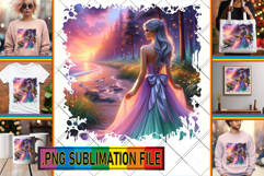 Vibrant TSHIRT Gift Ideas PNG, Women Product Image 1