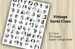 Digital Collage Sheet - Santa Claus Product Image 1