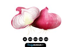 Watercolour Vegetables Product Image 1