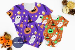 T-shirt & baby bodysuit mockup, Halloween PSD mockup Product Image 3