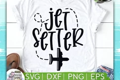 Jetsetter SVG DXF PNG EPS Cutting Files Product Image 1