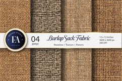 Burlap Sack Woven Texture Seamless Craft Digital Paper Product Image 1