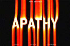 Dynamic Text Effect of APATHY Product Image 1
