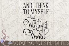 And I Think To Myself What A Wonderful World Product Image 1
