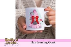 Red Head Hairdresser Hairdressing Gnome Gonk Clipart Product Image 3
