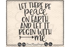 Christmas SVG | Let there be peace on earth Svg Product Image 2