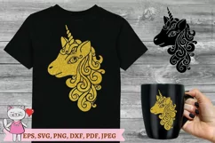 Unicorn Silhouette SVG, files for Cricut Product Image 1