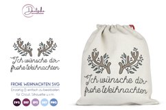 Frohe Weihnachten SVG | Weihnachtswünsche Product Image 1