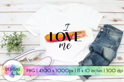 I love Me Print | Valentines Day Design | Love Statement Product Image 1