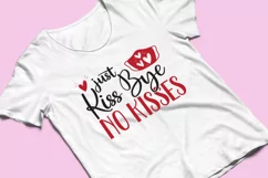 Just Kiss bye no Kisses svg eps png ai pdf Product Image 3