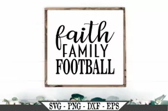 Faith Family Football SVG Product Image 1