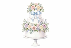 Watercolor Summer Wedding Clipart Product Image 19