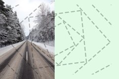 Snow drifts in winter Product Image 1