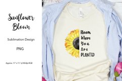 Sunflower Bloom Sublimation Product Image 1