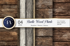 Seamless Rustic Wood Plank Texture Craft Digital Paper Product Image 1