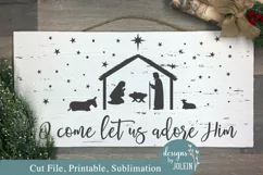 Christmas Nativity Scene SVG, Sublimation, Printable, Cricut Product Image 4