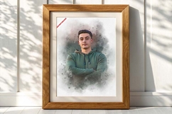 Abstract Watercolor Art Design Product Image 1