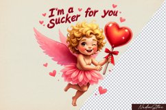 Cute Valentine&#039;s day Sublimation BUNDLE PNG. Product Image 30