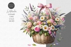 Spring clipart, Floral arrangement, Product Image 1