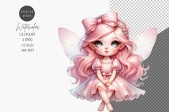 Fairy clipart, Fantasy clipart, Watercolor clipart Product Image 1