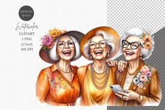 3 friends, Elderly woman, Mother's Day, Product Image 1