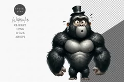 Funny clipart, Gorilla clipart, Birthday, Funny jokes Product Image 1