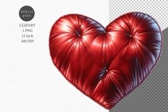 Heart pillow clipart, Valentines day, Birthday clipart, Product Image 1