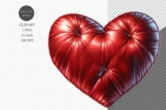 Heart pillow clipart, Valentines day, Birthday clipart, Product Image 1